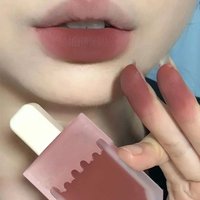 Cream Lip Ice Glaze Waterproof Lasting Non-Stick Cup Matte Veet Liquid Lipstick Lip Gloss Tint Women’s Lip Stick
