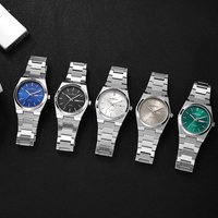 Watches Steel Band Watch Steel Band Calendar Quartz Watch Fashion Business High end Watches Large Dials