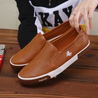 Men's summer slip on white shoes men's flat shoes men's skateboard shoes casual work shoes cross border Southeast Asian shoes