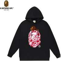 Bathing APE BAPE BAPE CAMO Series Ape Man Gorilla Pattern Printed Camouflage Pure Cotton Hooded Sweatshirt Both