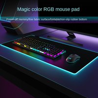 RGB Luminous Oversized Mouse Pad Office and Game Two-in-One