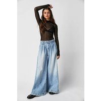 Clothing ins street style American wide legged casual jeans female manufacturer direct
