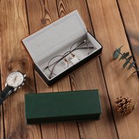 Simple leather eyewear case Drop Proof portable travel sunglasses bag Leather eyewear bag