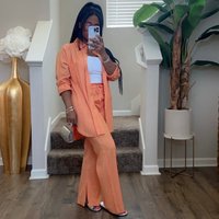 Women's Clothing Early Spring Suit Women's Spring Ladies Loose Fashion Casual Two Piece Suit