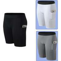 Men's Leggings Basketball Fitness Track and Field five leggings High spring quick drying athletic shorts Training Running pocket leggings