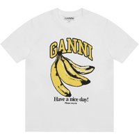 GANNI RELAXED BANANA T SHIRT