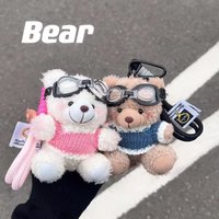 Keychains Blush Bear Plush Bag Pendant Creative Doll Cute Bear Doll Keychain Gift Car Corporate Gift