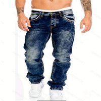 2025 Fashion European American Jeans Casual Open Line Pants Straight Leg Mid Waist Denim Pants Hip Hop Jeans