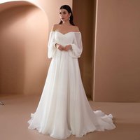 Women's Clothing New One Line Collar Dress Slim Solid Color Long Skirt