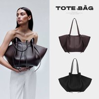 Vintage Wing Embossed Leather Tote Bag Single Shoulder Commuter Bag Large Capacity Underarm Bag Office Use