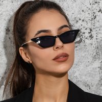 small frame cat eye metal sunglasses fashion street shooting sunglasses retro sunglasses Glasses