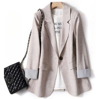 Blazer Oversized Button Up Jacket Princess Sleeves Trendy Casual Blazer Spring Fall
