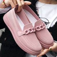 Women's shoes comfortable flying woven mother shoes one step comfortable women's shoes