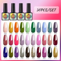 Parkson Nail Gel Polish Kit 8ml Varnishes Soak Off 30PCS Nail Gel Kit UV LED Vernis Semi Permanent Lakiery For Maincure Gellack