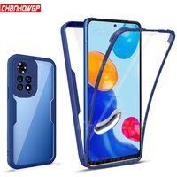 Xiaomi Redmi Note 11 Case 360 Full Body Protect Soft Cover Shell on Redmi Note 11 Pro 11S Double Shockproof Phon