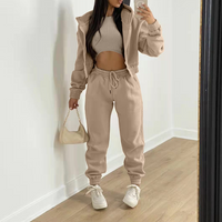 clothing fleece sweater hooded sports leisure suit