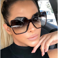 Paris Fashion Weeks Hottest Trendy Large Frame Sunglasses