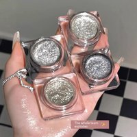 Eye Shadow ZVEV Diamond Polarized Eyeshadow Long Lasting No Powder High Gloss Flashing Matte Low Saturation Metal Eyeshadow