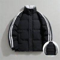 Plus Winter Coat – Thickened Polyester Puffer Jacket Oversized Fit 