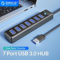 ORICO USB3.0 HUB 7 Port Splitte High Speed Notebook Extension Computer Laptop Accessories