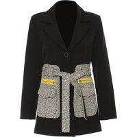 Clothing Fashion Special Material Eye catching Mid Length Suit Jacket