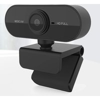 HD USB External Webcam With Built-in Microphone – Plug & Play For Desktop, All-in-One PC – Ideal For Online Classes, Remote Exams