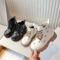 little single boots Embroidered Princess boots ankle boots Autumn Winter 2024