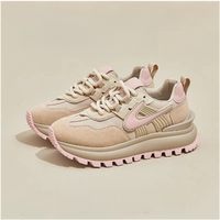 Spring Autumn 2025 Fashion Sneakers Women Microfiber Wear-Resistant Running Shoes 35-40