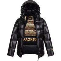 Clothing Gold Down Jacket Glossy Finish Warm Thick High quality Couple Coat.