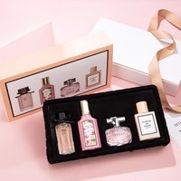 4 bottles Floral Fragrance Perfume Flower smell Gift for Birthday Christmas Valentine Day Mother's Day