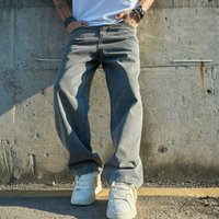 Clothing Nine Point Jeans Summer Style Trend Slim Fit Small Feet Handsome Ripped Pants Trendy Brand Retro