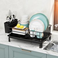 Kitchen Storage Rack Dishes Dish Rack Countertop Multifunctional Dish Rack Cabinet Chopsticks Storage Drain Rack