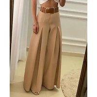 Women's internet celebrity popular wide leg pants