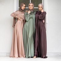 Clothing dress Muslim fashion wide satin dress