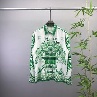 Clothing Casual Long Sleeved Shirt Full Printed Patterns Loose Versatile