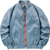 Men’s Slim-Fit Bomber Jacket – Lightweight Nylon Aviator Coat, Japanese-Inspired Streetwear Jacket (S-6XL)