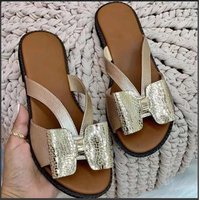Spot large size women's shoes soft bottom clip-toe flat sandals women's shoes