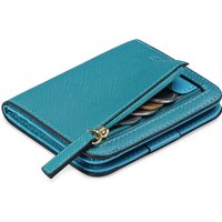 New ultra-thin ladies short wallet multi-functional Korean version of simple PU coin wallet wallet