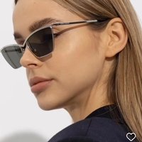 Modern Retro Metal Sunglasses AndCelebrity Trend Street Style Exclusive 2594