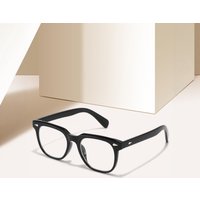 Retro Triangle Nail Unisex Reading Black Radiation Anti Blue Light Men’s Flat Glasses Frame T1390