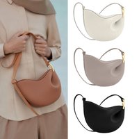 Single Shoulder Bag Pea Bag Genuine Leather Women’s Niche New Single Shoulder Messenger Bag Cowhide Saddle Bag Fashion Trend Women’s Bag