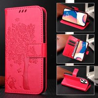 Embossed Cat Wallet Case VIVO Y33S Y55S Y53 Y72 Y76 Y93 Y21 Y21S Y20 Y20S Y11S Y12S Y15S Y91C V21 V23 PU Leather Fli