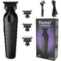 Kemei Black Men For Cutting Professional Hairdresser Clipper Usb Rechargeable Wireless Hair