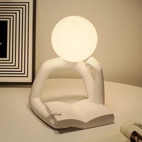 House Original Design Simple Resin Abstract Character Reading Table Lamp Small Night Light Ornaments Desktop Bedroom