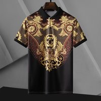 Clothing Short Sleeved T Shirt Summer Lapel Pullover Breathable Sweat Absorbent Casual T Ice Silk