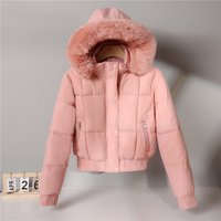 Clothing Cotton Jacket Short Parka Winter Plus Velvet Thickened Student Cotton Jacket