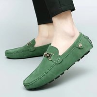 Men Leather Casual 2024 New Fashion Sneakers Handmade High Quality Loafers With Outdoor Light Lace-Up Shoes