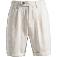 Men's Premium Lyocell Cotton Shorts – Business Casual 5-Inch Elastic Waist Shorts | Old Money Aesthetic & Breathable Summer Wear