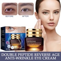 Wrinkle Jaysuing Anti Eye Cream to lighten fine lines at corners of black circles under eyes, and firm eye bag