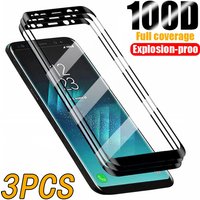 Curved Full Cover Tempered Glass Samsung Galaxy S9 S8 S10 S20 S21 S22 S23 Plus Note8 Note9 Note10 Note20 Ultra Glass Screen Protector Film